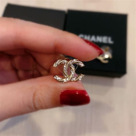 chanel double c earrings fake|authentic chanel double c earrings.